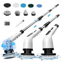 9-in-1 Electric Cleaning Brush Cordless Rotating Scrubber Multifunctional Household Cleaner for Kitchen Bathroom Floor